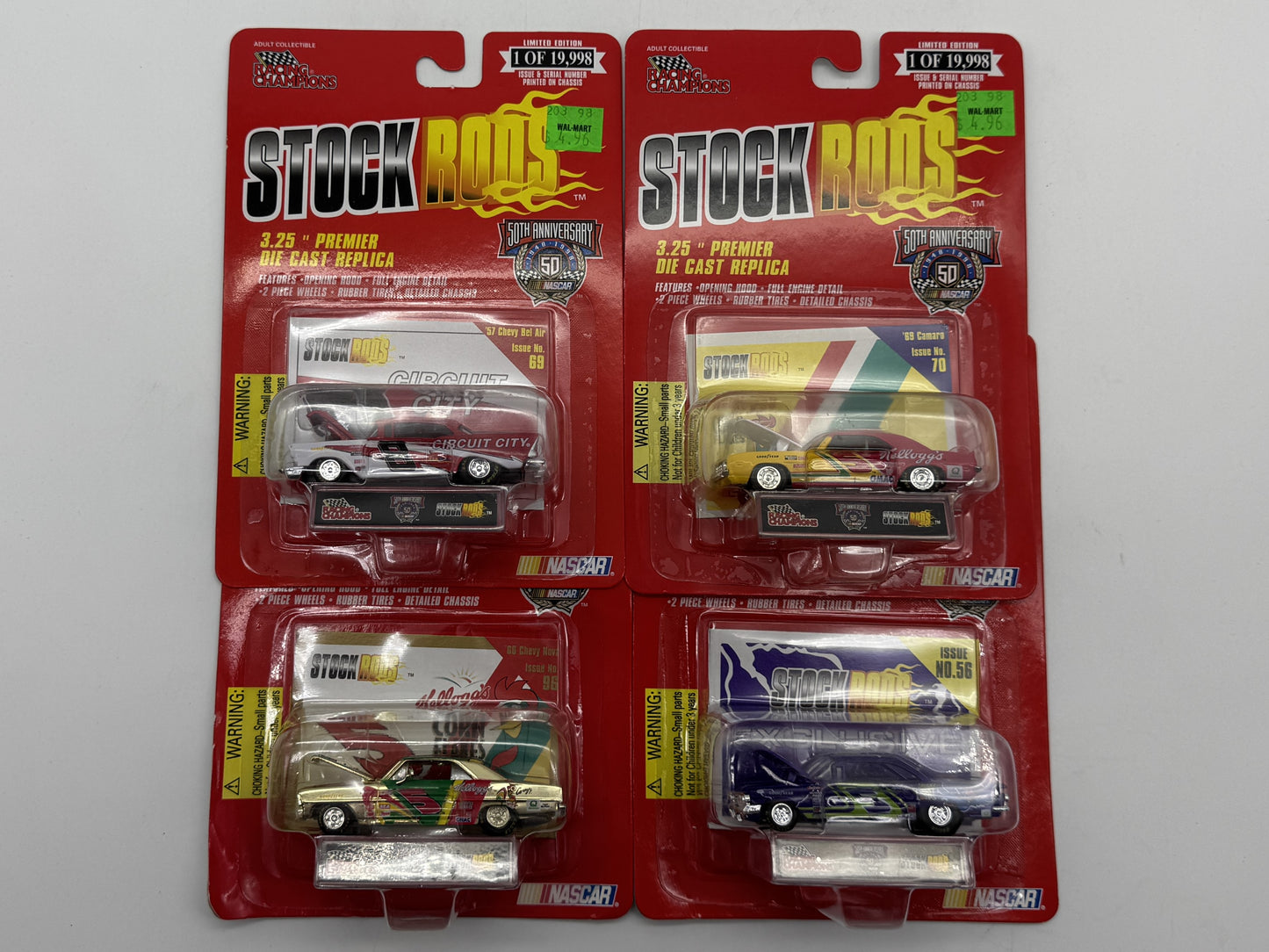 Item H828 - Racing Champions StockRods 50th Anniversary 1:64 Scale Lot