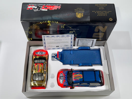 Item H706 - Autographed Jeff Gordon #24 DuPont / 2001 Winston Cup Championship Trackside Collection Gold
