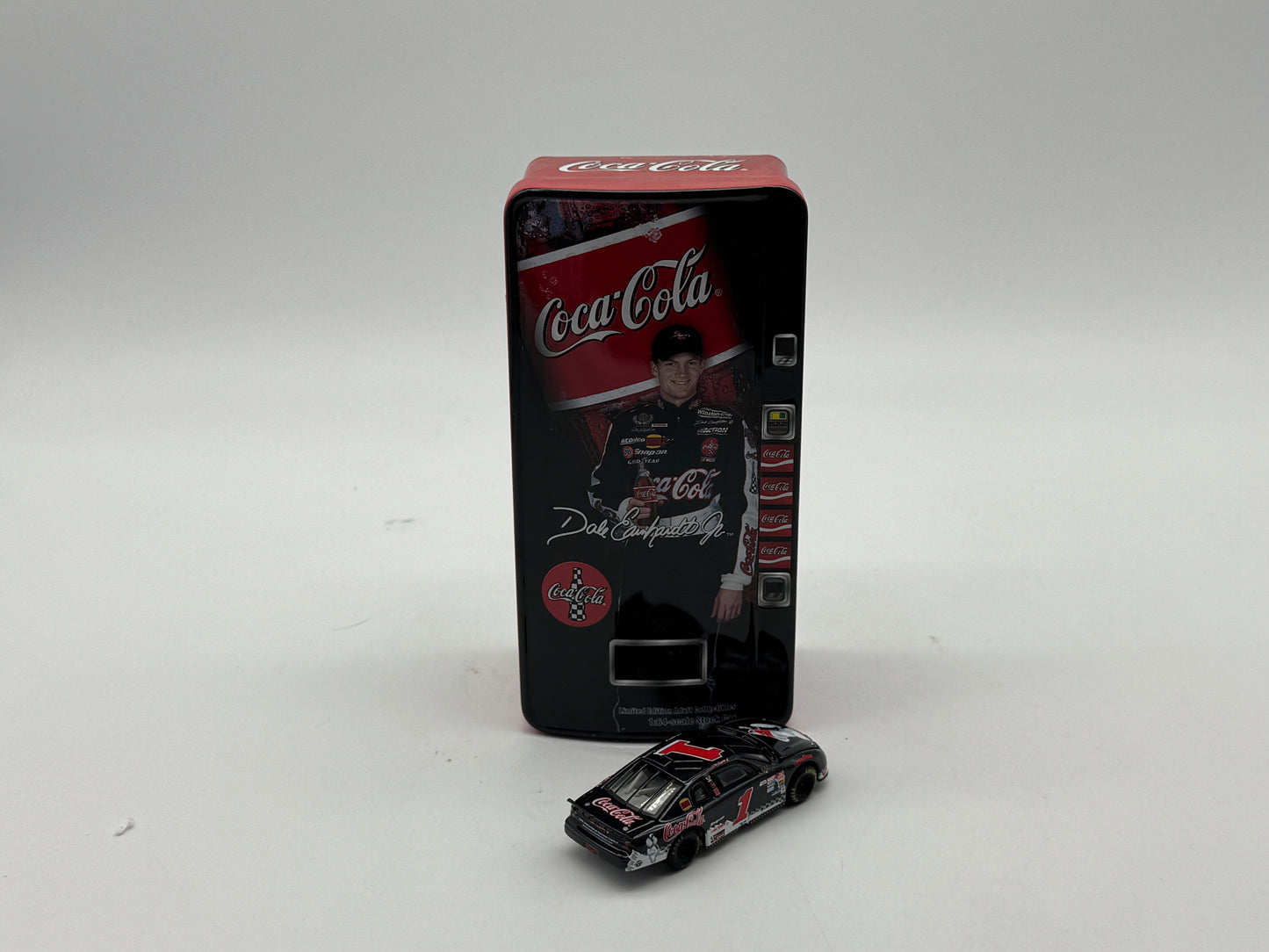 E - Item H591 - Dale Earnhardt Jr. #1 Polar Bear 1998 Monte Carlo Hood Open Tin