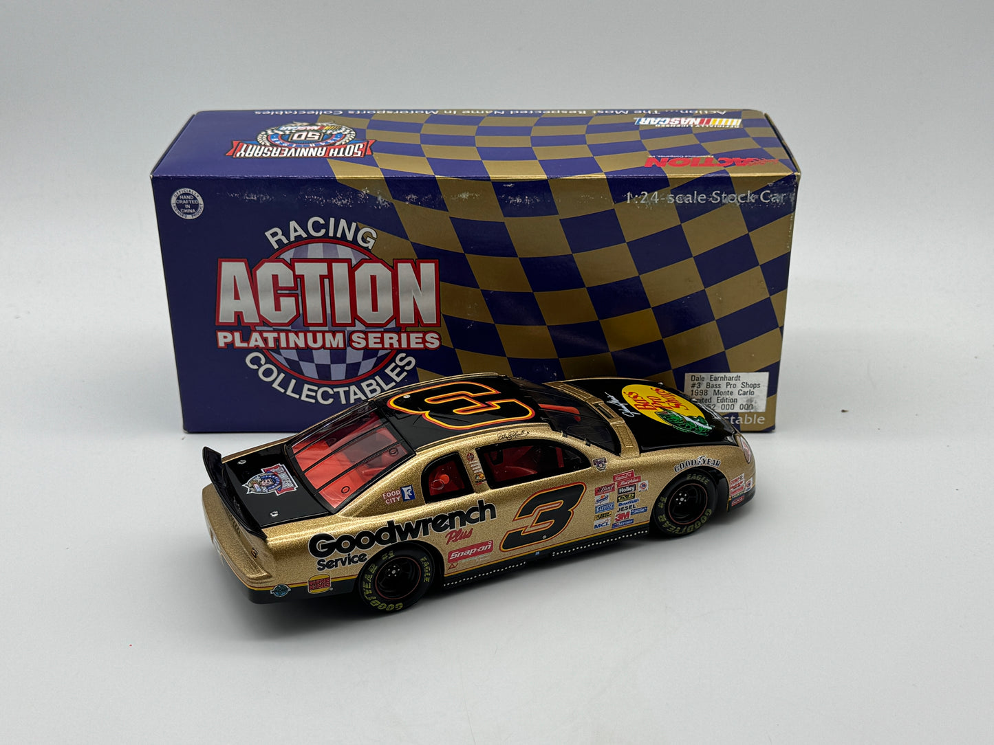 Item H196 - Dale Earnhardt #3 Bass Pro Shops 1998 Monte Carlo