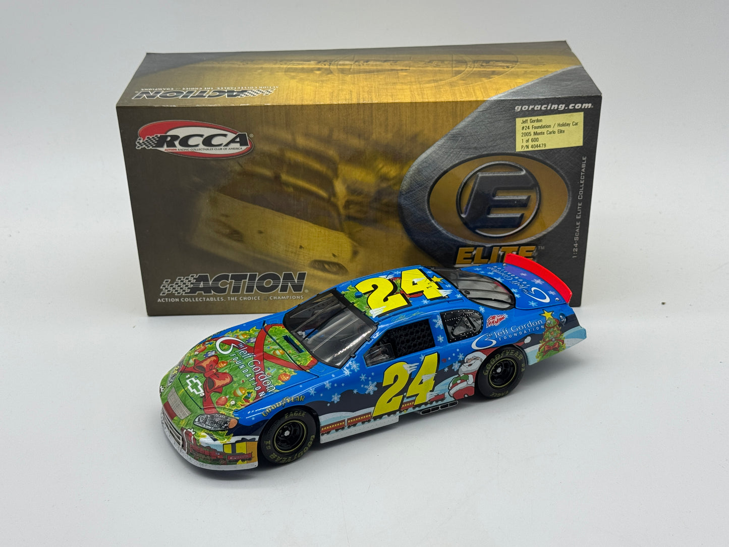 Item H210 - Jeff Gordon #24 Foundation Holiday Car 2005 Monte Carlo Elite
